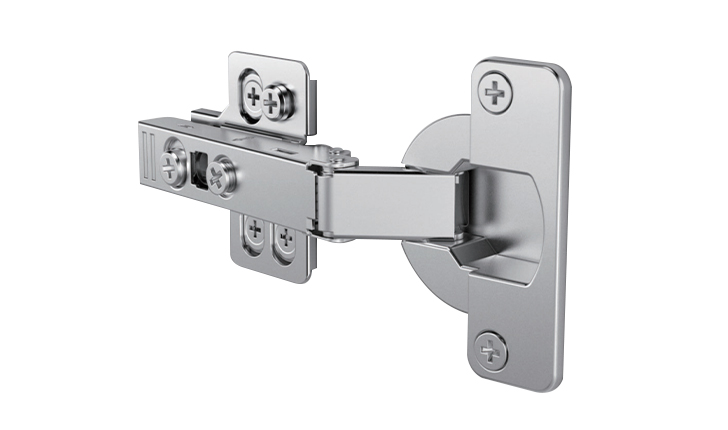 A25 1-way Cam snap-on thick door hinge(40mm cup)